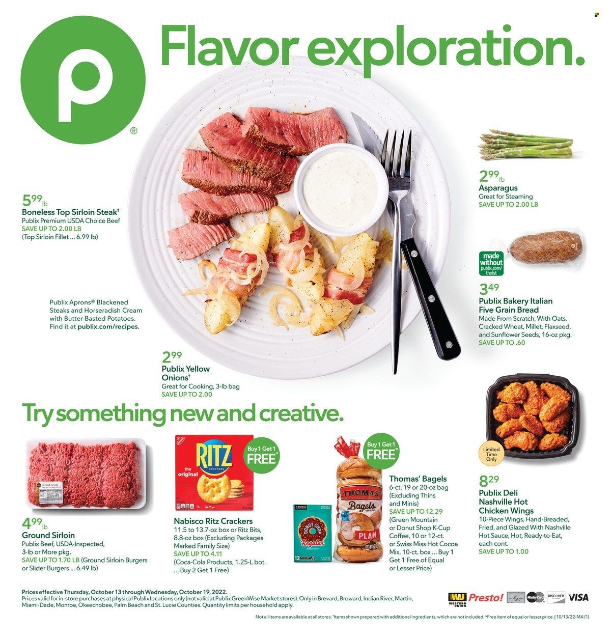 Publix (AL, FL, GA, NC, SC, TN) Weekly Ad Flyer Specials October 13 to October 19, 2022