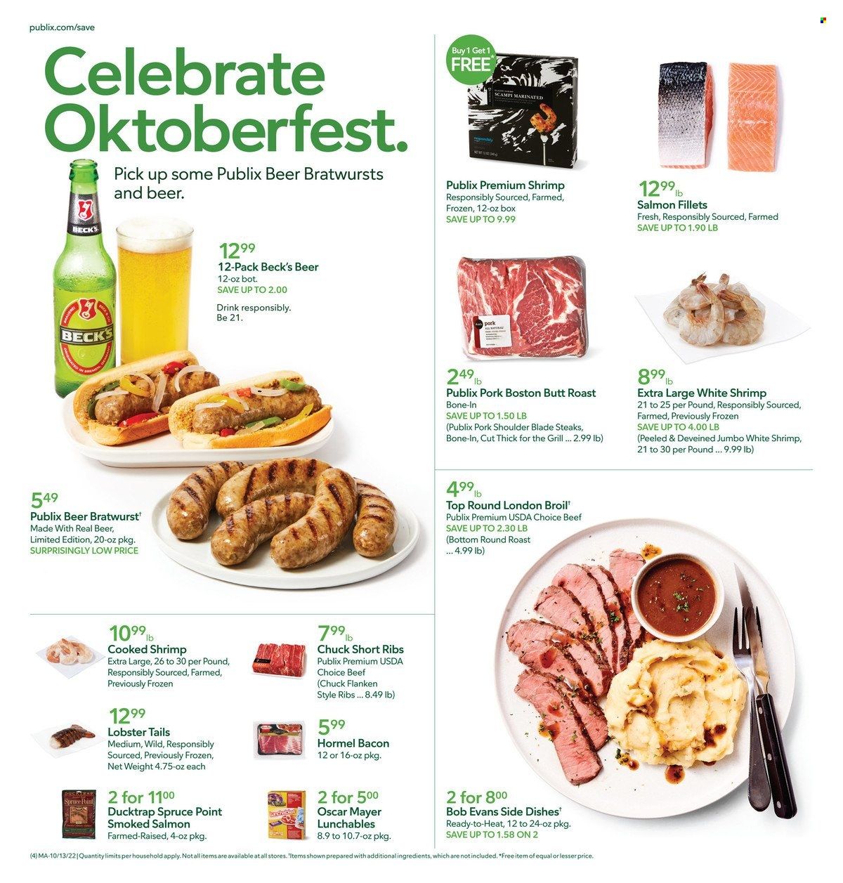 Publix (AL, FL, GA, NC, SC, TN) Weekly Ad Flyer Specials October 13 to October 19, 2022