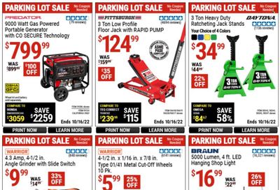 Harbor Freight Weekly Ad Flyer Specials October 14 to October 16, 2022