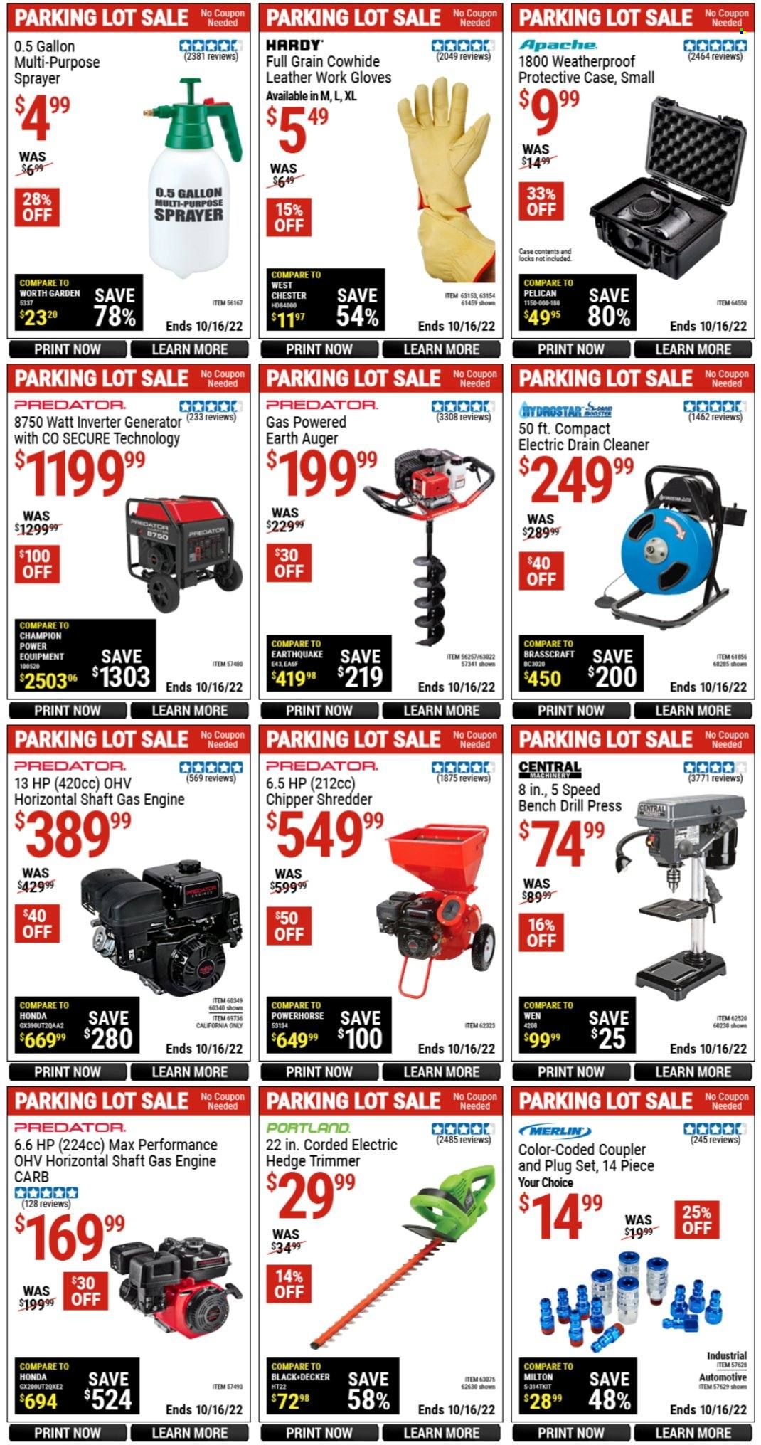 Harbor Freight Weekly Ad Flyer Specials October 14 to October 16, 2022