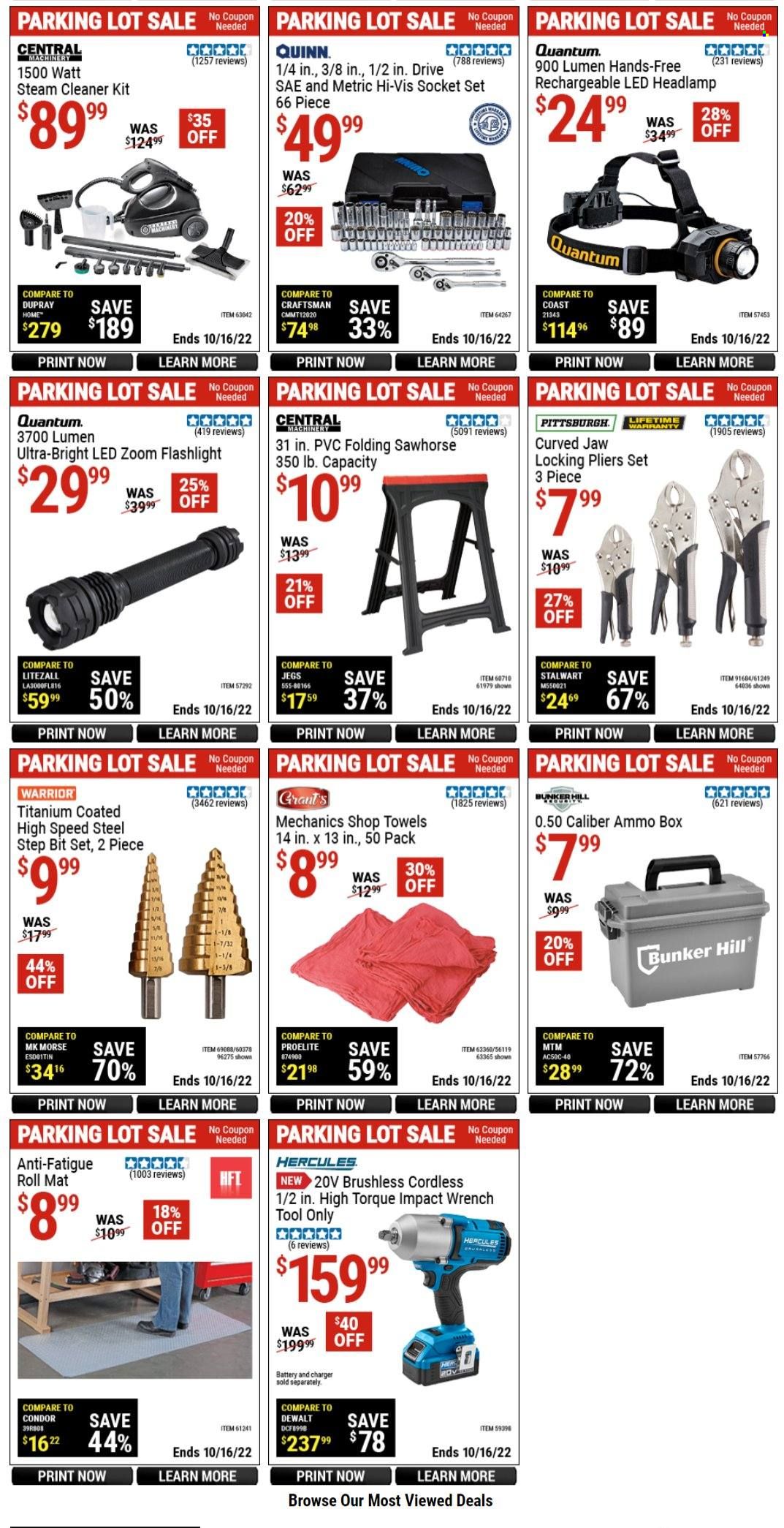 Harbor Freight Weekly Ad Flyer Specials October 14 to October 16, 2022