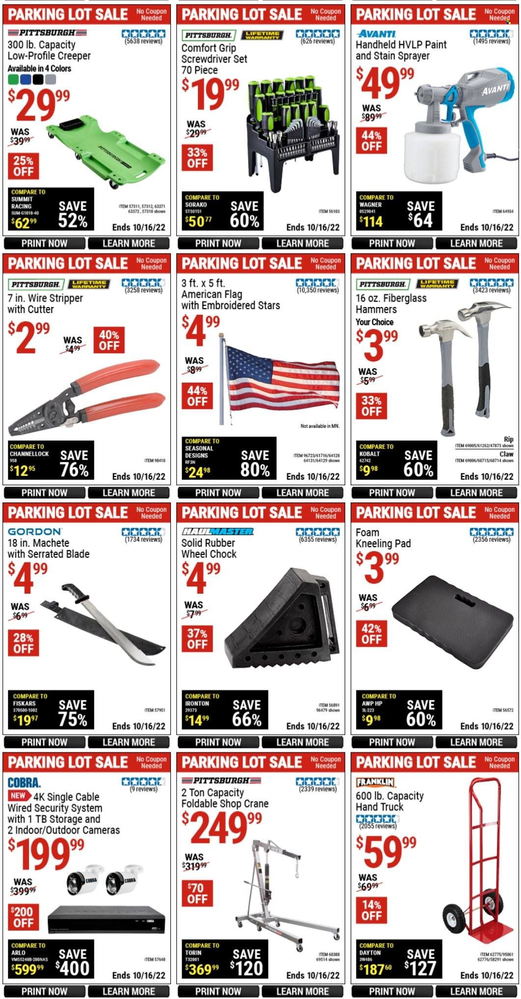 Harbor Freight Weekly Ad Flyer Specials October 14 to October 16, 2022