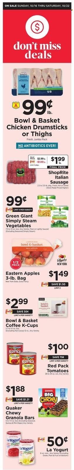ShopRite (CT, DE, MD, NJ, NY, PA) Weekly Ad Flyer Specials October 16 to October 22, 2022