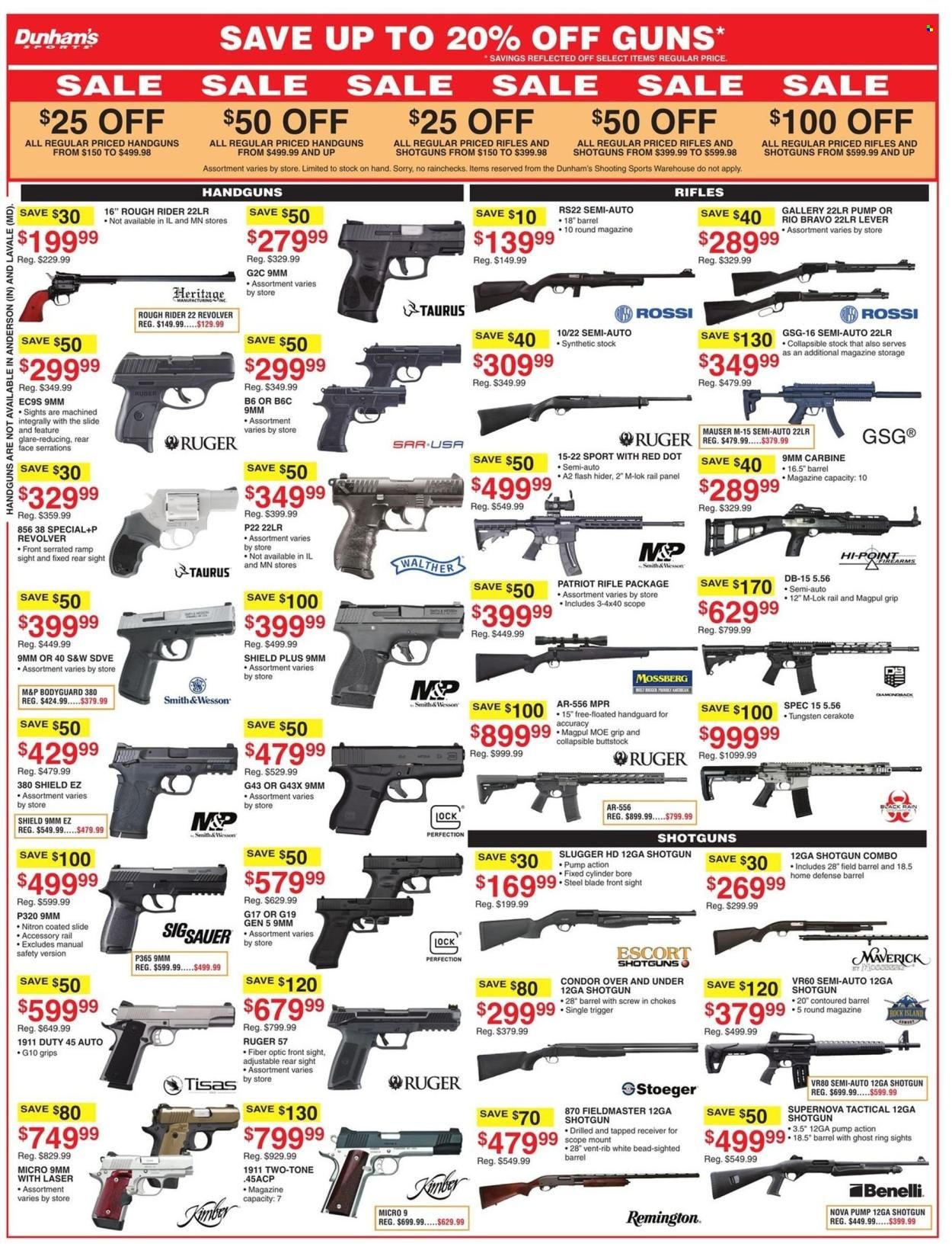 Dunham's Sports (AR) Weekly Ad Flyer Specials October 15 to October 20, 2022