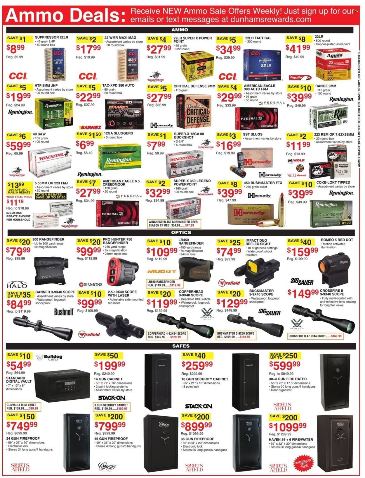 Dunham's Sports (AR) Weekly Ad Flyer Specials October 15 to October 20, 2022