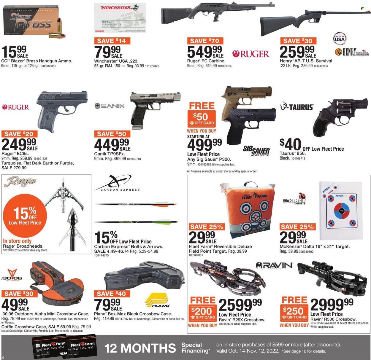 Fleet Farm (IA, MN, ND, WI) Weekly Ad Flyer Specials October 14 to October 22, 2022