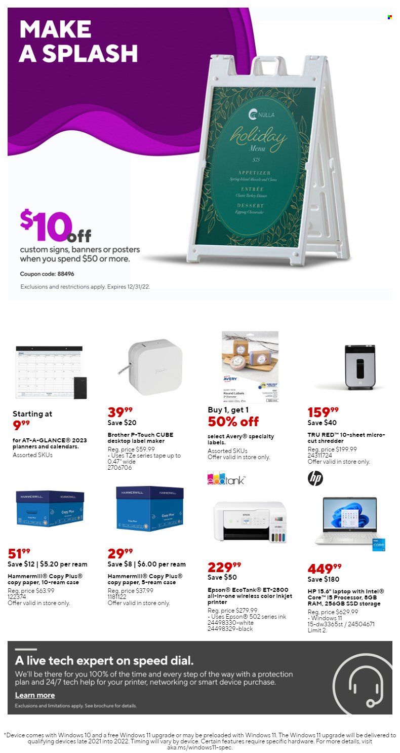 Staples Weekly Ad Flyer Specials October 16 to October 22, 2022