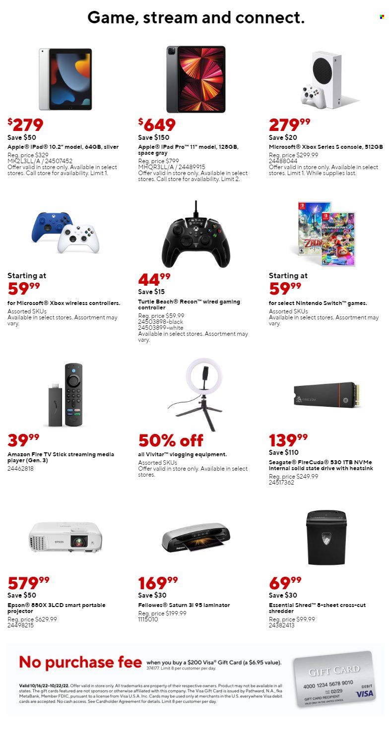 Staples Weekly Ad Flyer Specials October 16 to October 22, 2022