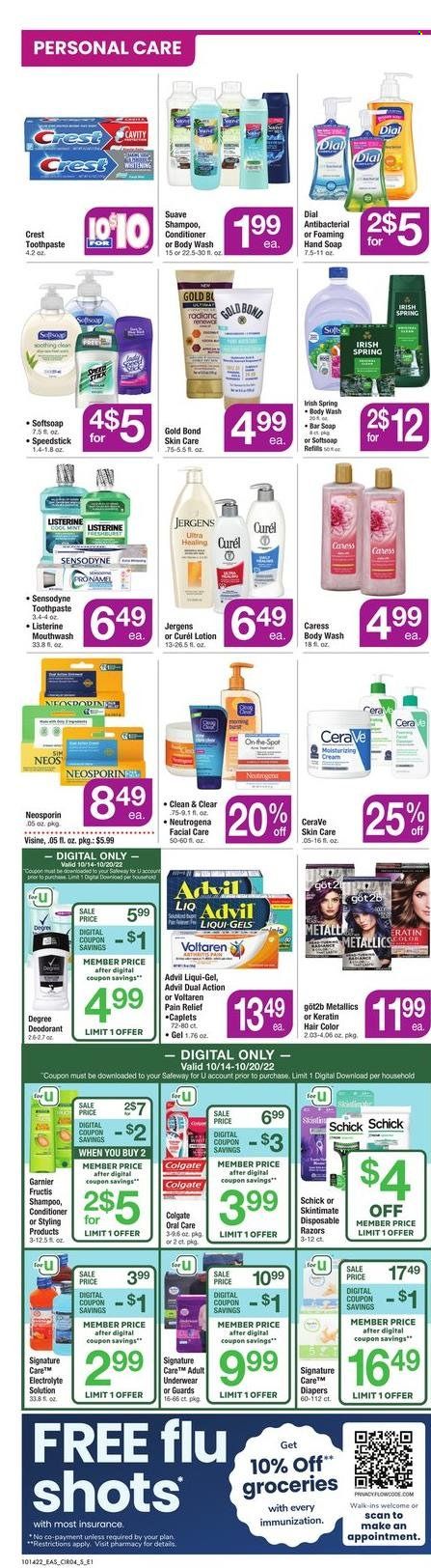 Safeway (MD, VA) Weekly Ad Flyer Specials October 14 to October 20, 2022