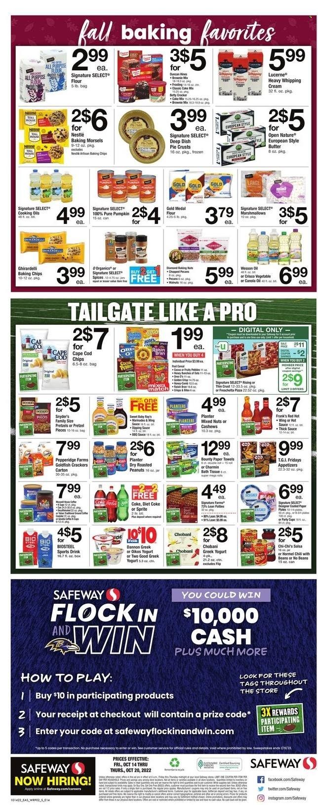 Safeway (MD, VA) Weekly Ad Flyer Specials October 14 to October 20, 2022