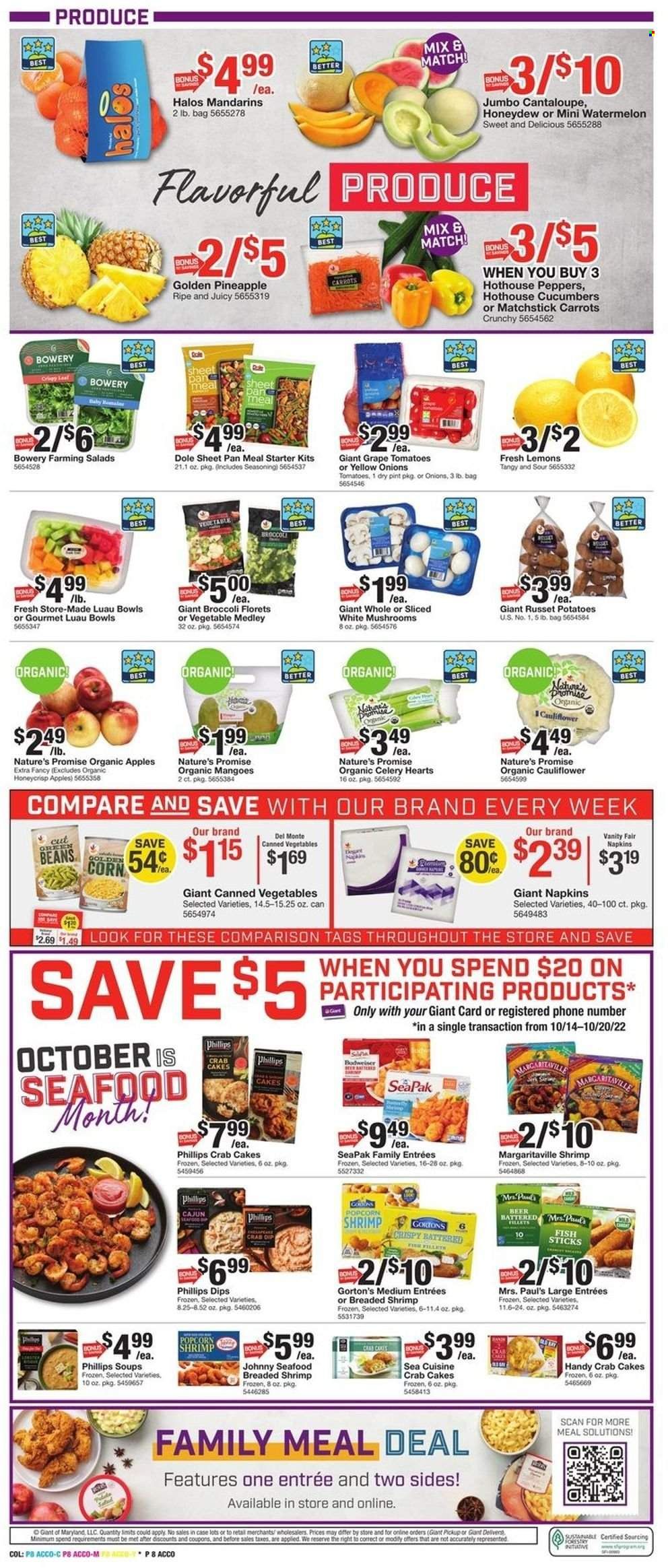 Giant Food (DE, MD, VA) Weekly Ad Flyer Specials October 14 to October 20, 2022