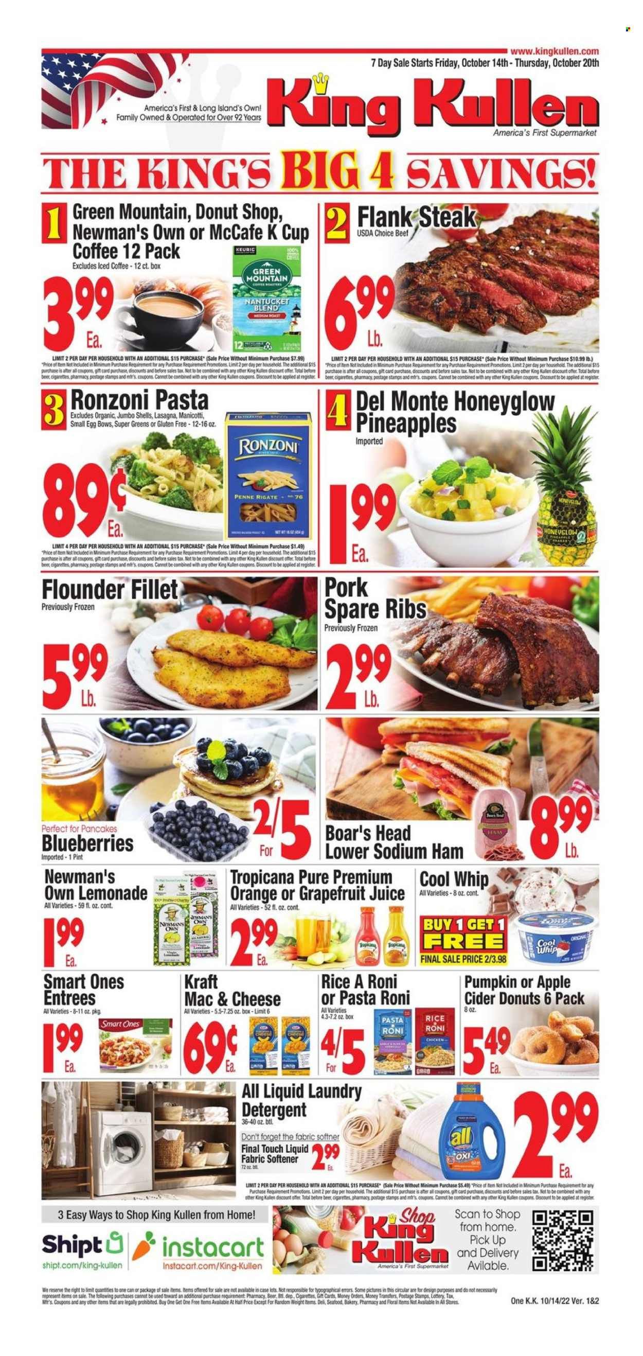 King Kullen (NY) Weekly Ad Flyer Specials October 14 to October 20, 2022