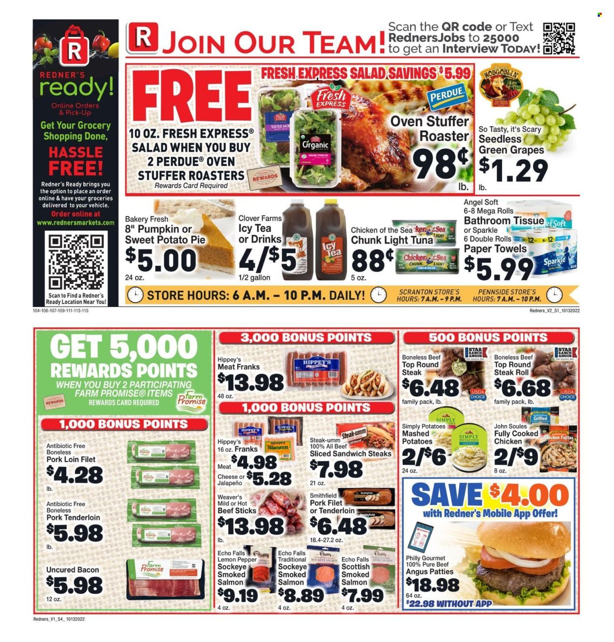 Redner's Markets (DE, MD, PA) Weekly Ad Flyer Specials October 13 to October 19, 2022