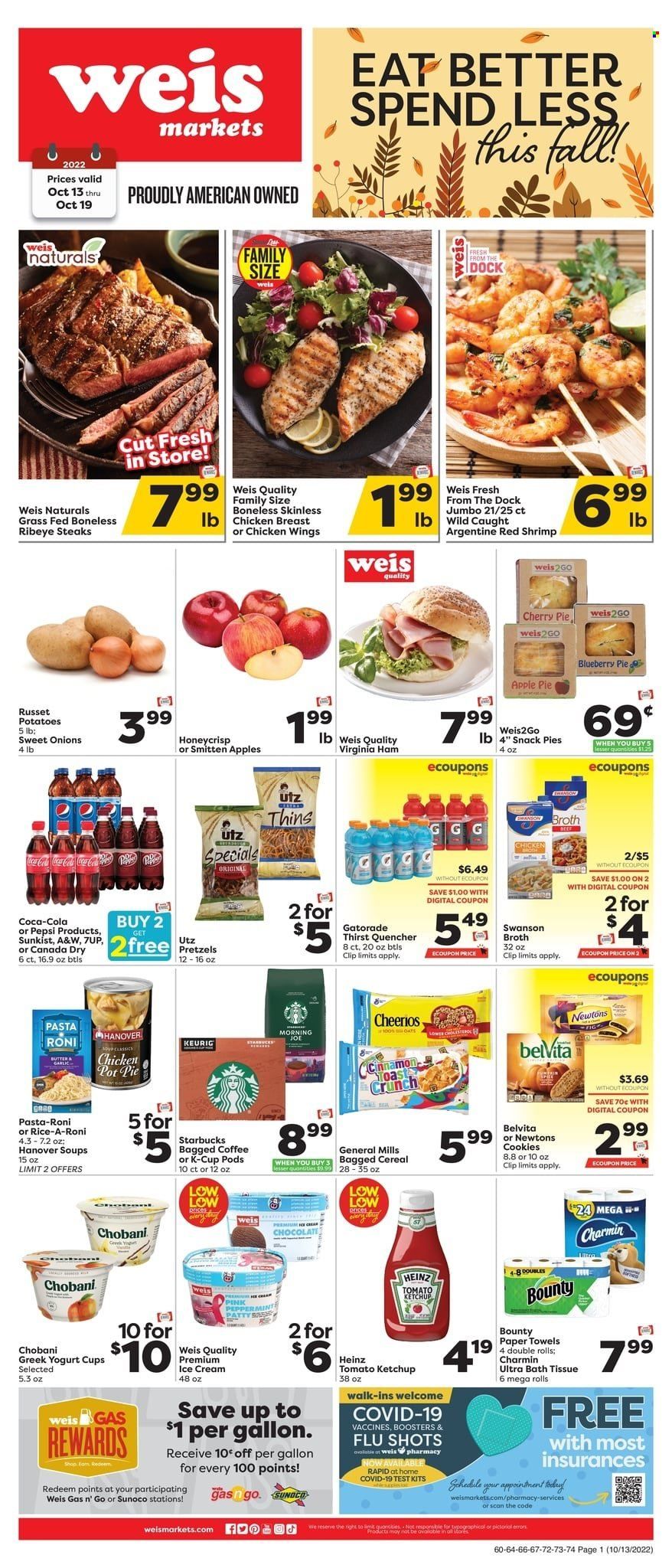 Weis (MD, NY, PA) Weekly Ad Flyer Specials October 13 to October 19, 2022