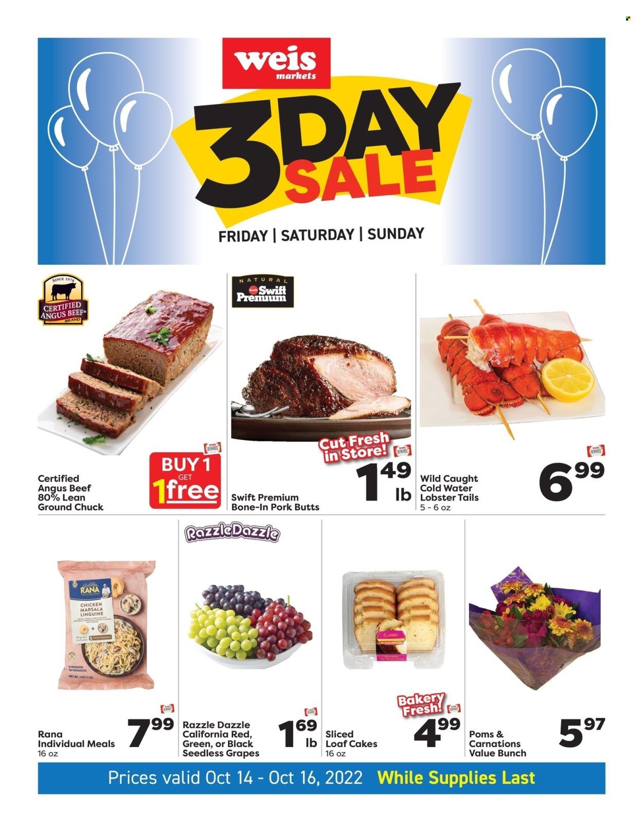 Weis (MD, NY, PA) Weekly Ad Flyer Specials October 14 to October 16, 2022