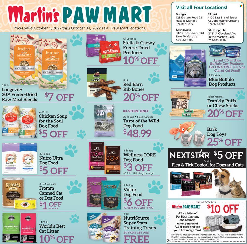 Martin’s (IN, MI) Weekly Ad Flyer Specials October 1 to October 31, 2022