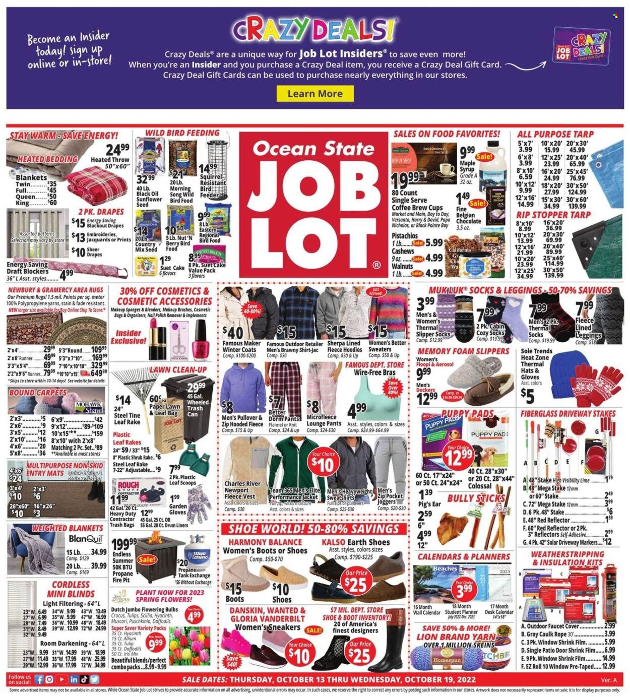 Ocean State Job Lot (CT, MA, ME, NH, NJ, NY, RI, VT) Weekly Ad Flyer Specials October 13 to October 19, 2022