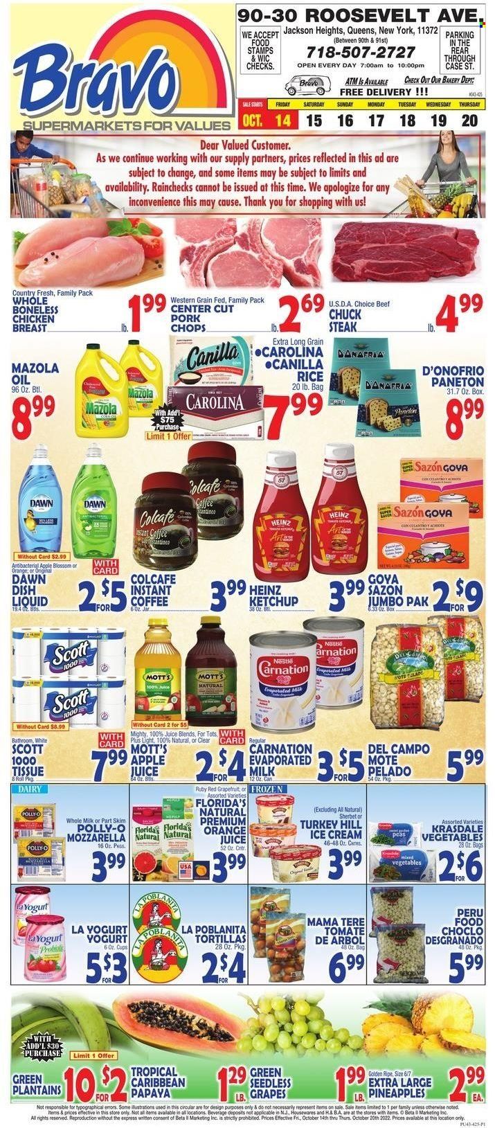 Bravo Supermarkets (CT, FL, MA, NJ, NY, PA) Weekly Ad Flyer Specials October 14 to October 20, 2022