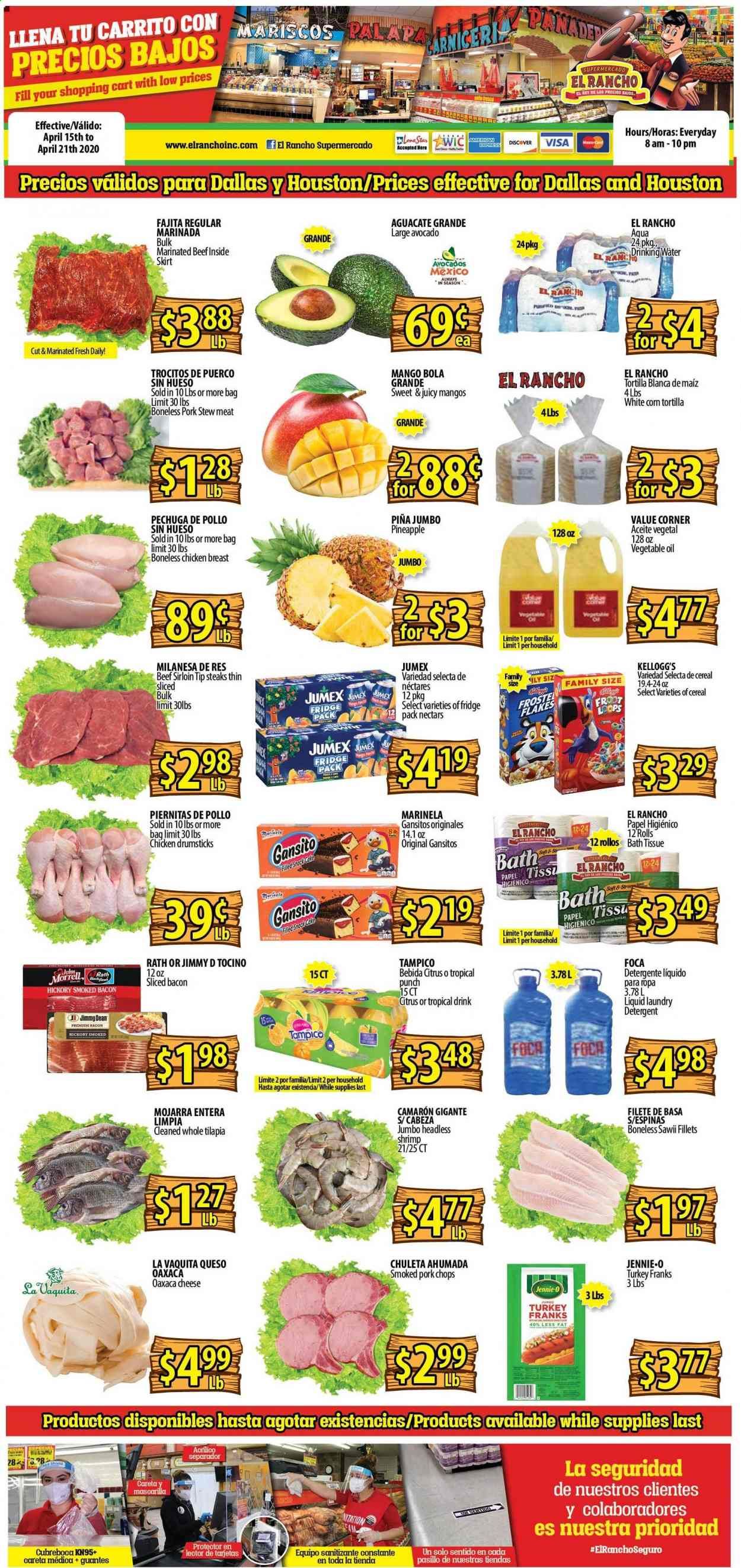 El Rancho Weekly Ad & Flyer April 15 to 21