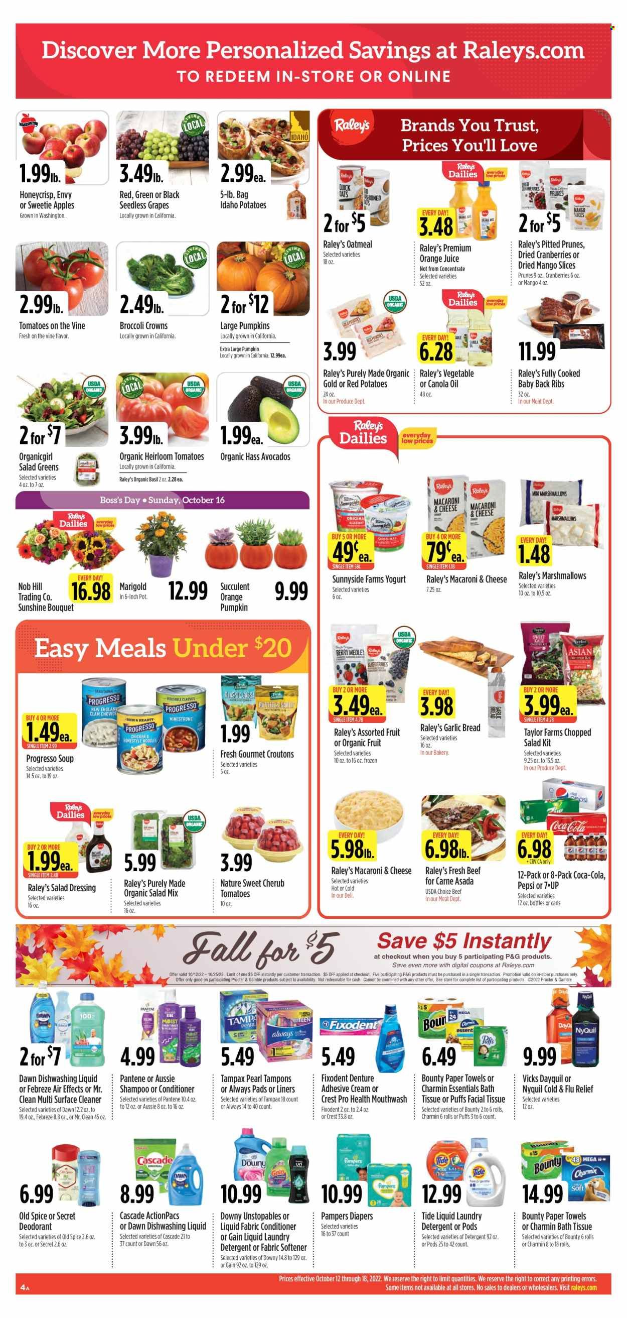 Raley's (CA, NV) Weekly Ad Flyer Specials October 12 to October 18, 2022
