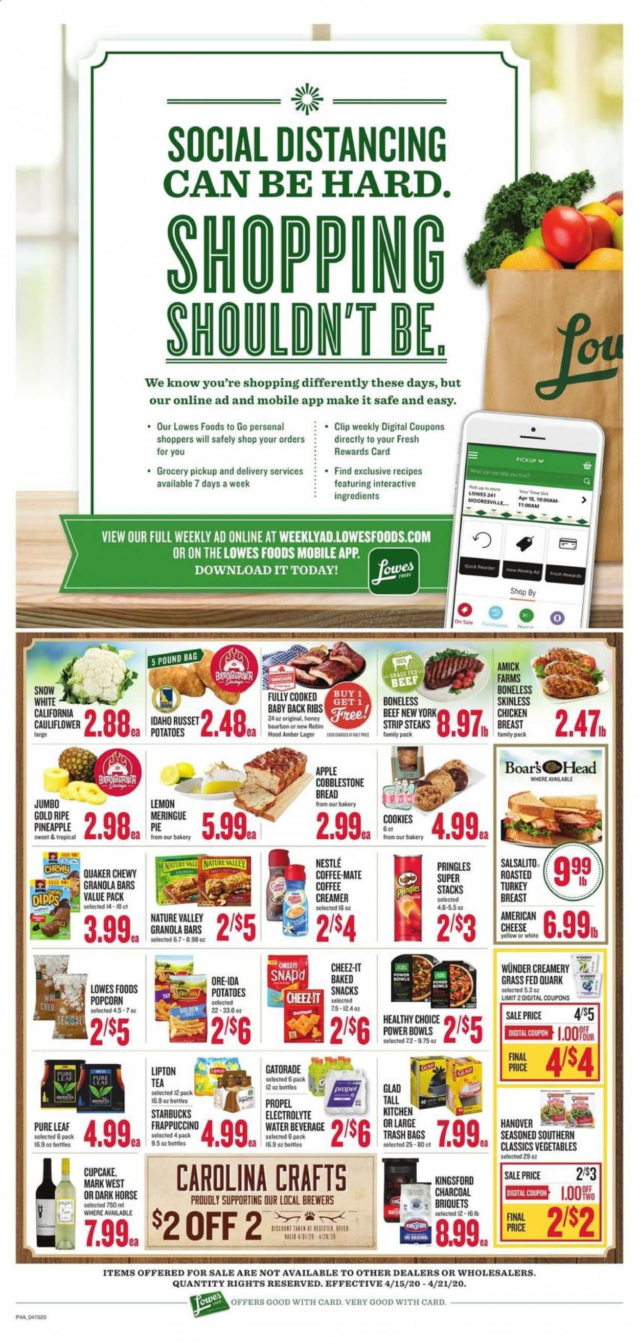 Lowes Foods Weekly Ad & Flyer April 15 to 21