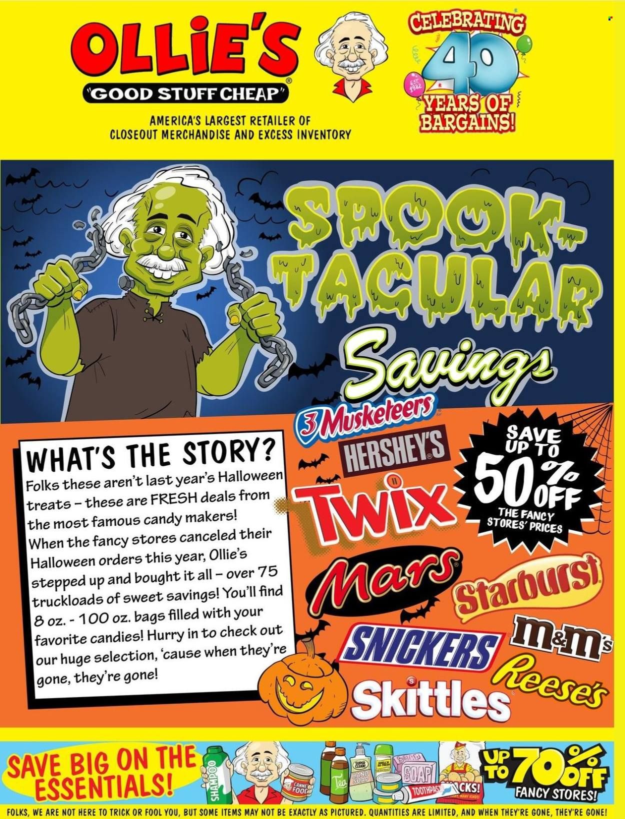 Ollie's Bargain Outlet Weekly Ad Flyer Specials October 14 to October 18, 2022