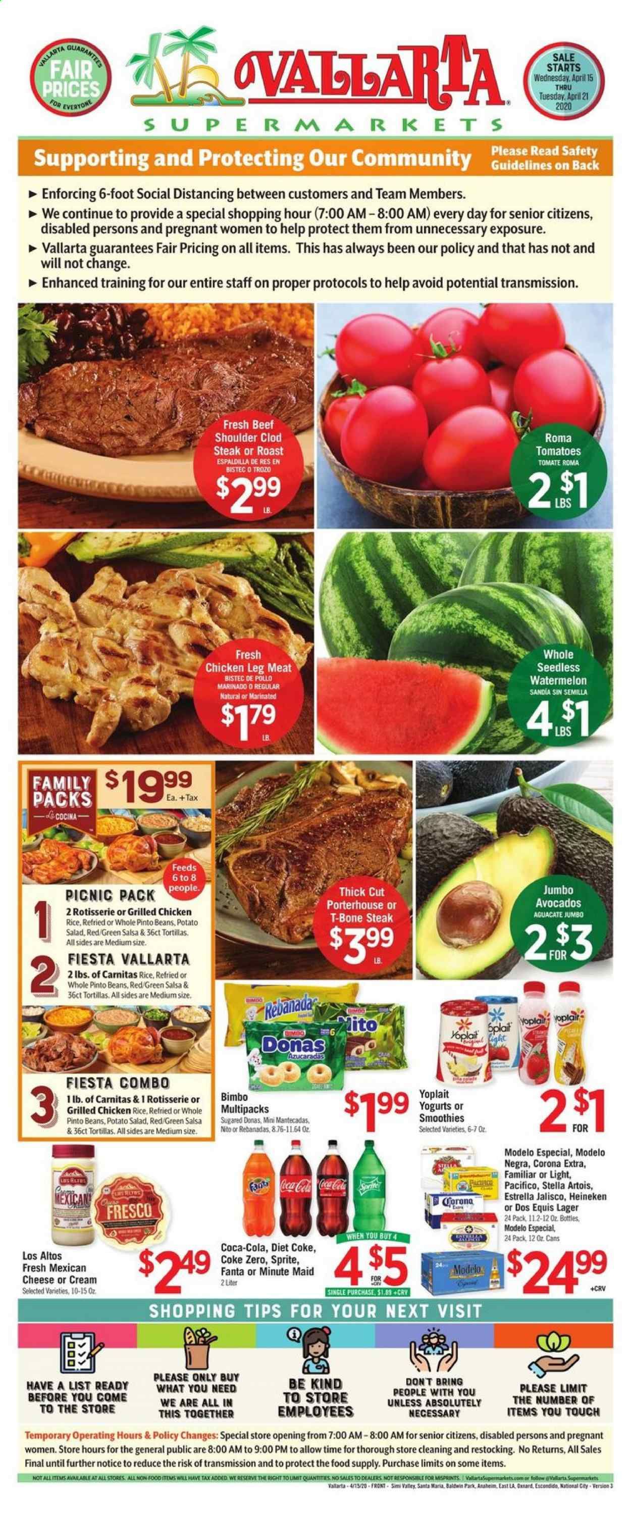 Vallarta Weekly Ad & Flyer April 15 to 21
