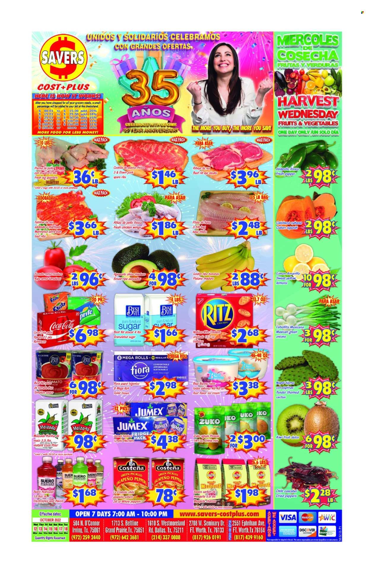 Savers Cost Plus (TX) Weekly Ad Flyer Specials October 12 to October 18, 2022