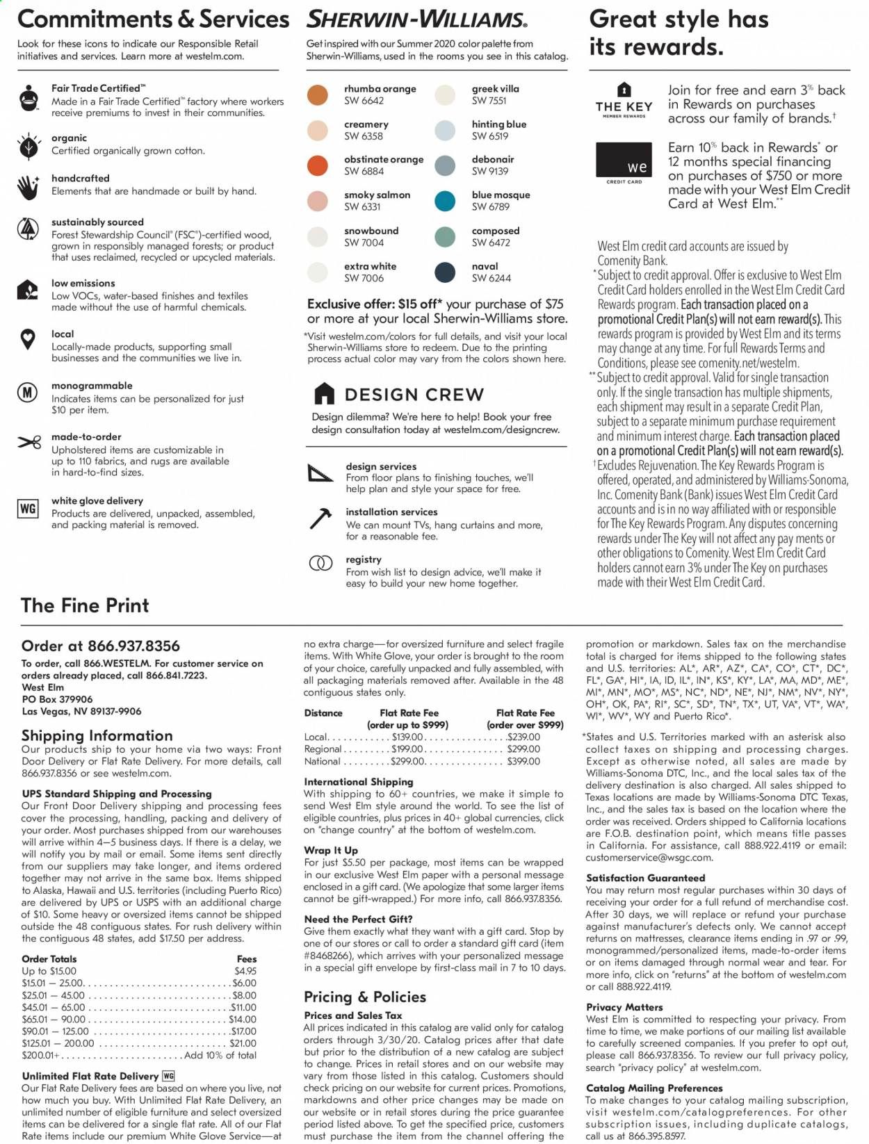 West Elm Weekly Ad & Flyer April 15 to 29