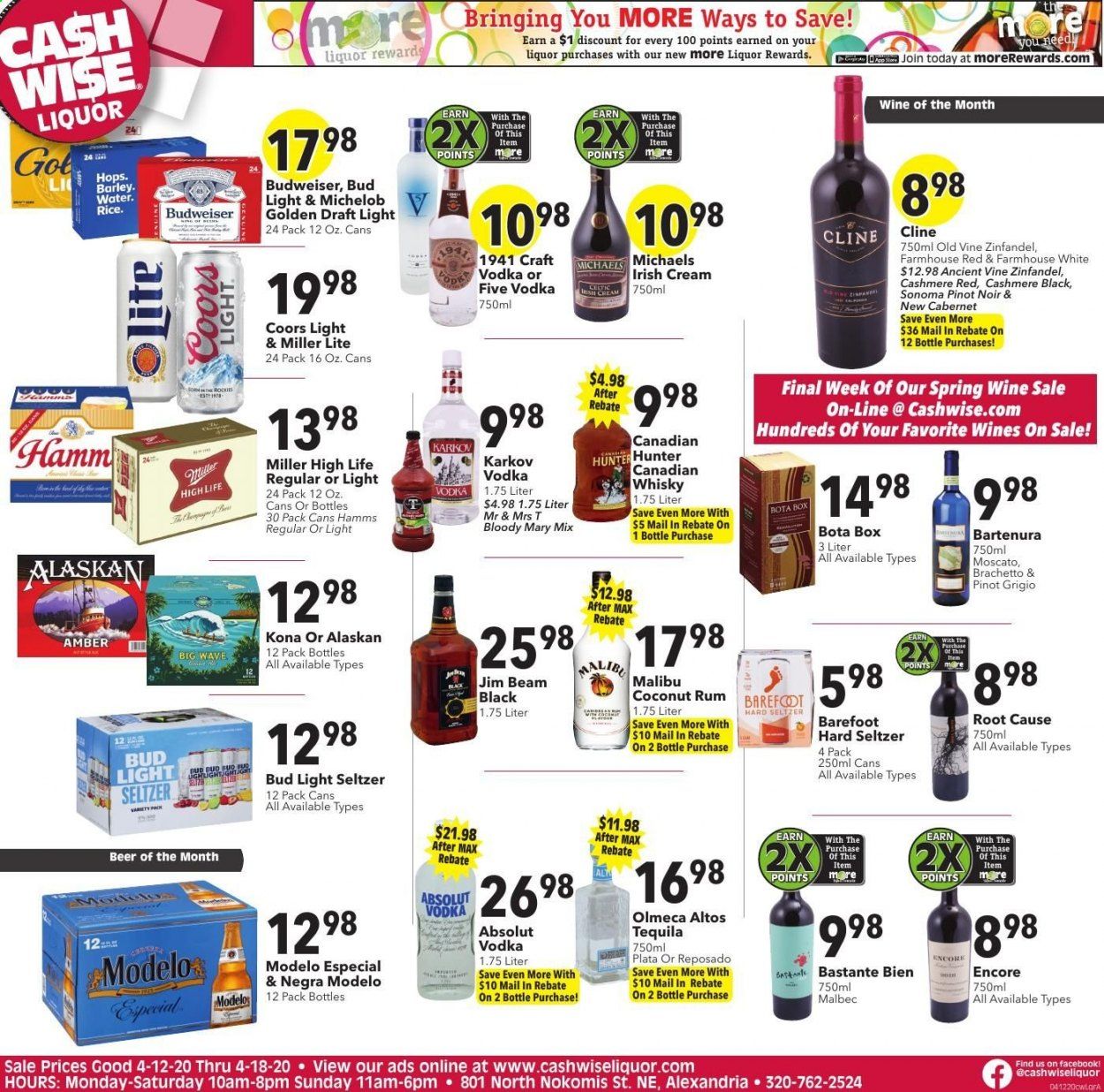 Cash Wise Weekly Ad & Flyer April 12 to 18