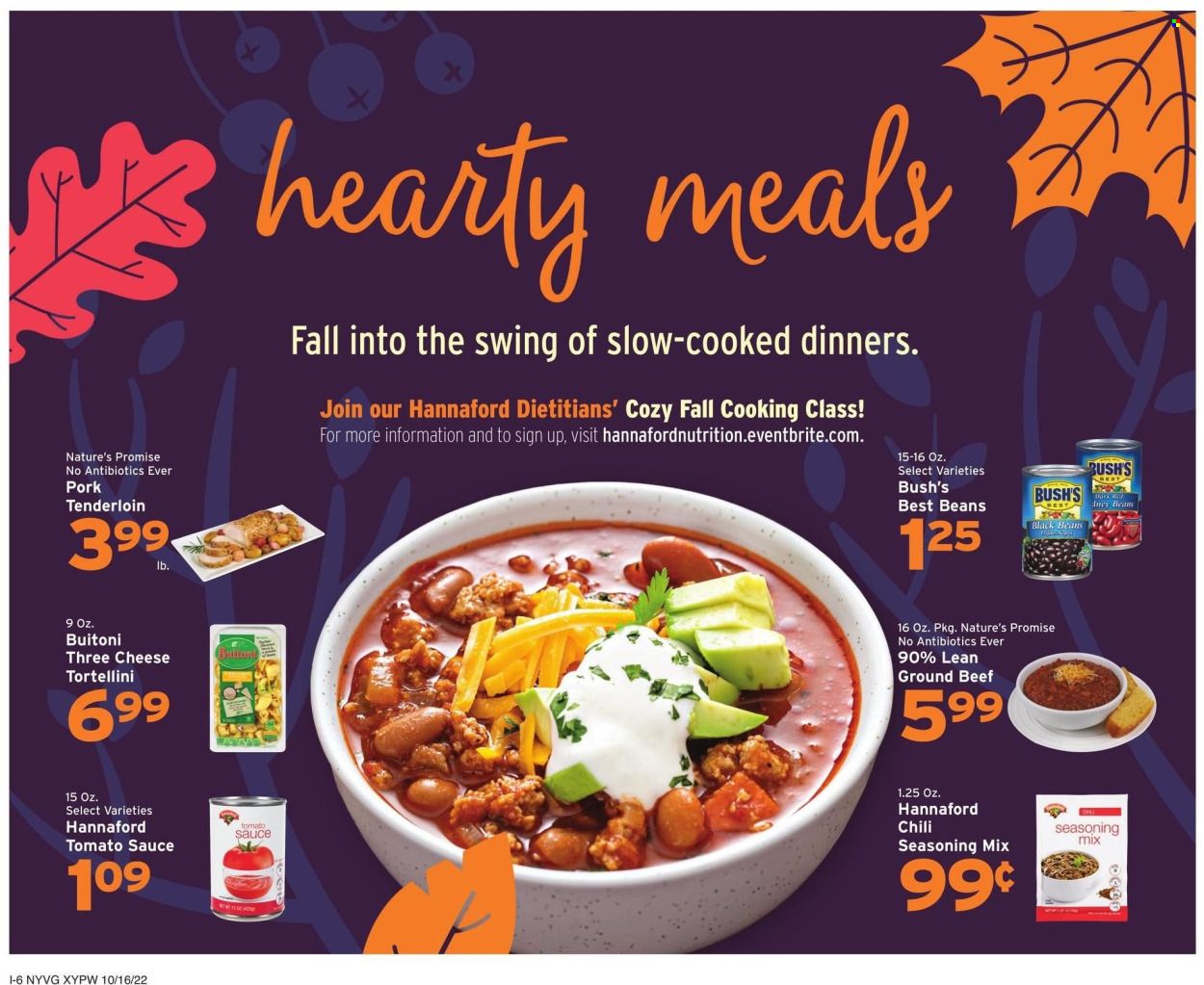 Hannaford (NY) Weekly Ad Flyer Specials October 16 to October 22, 2022