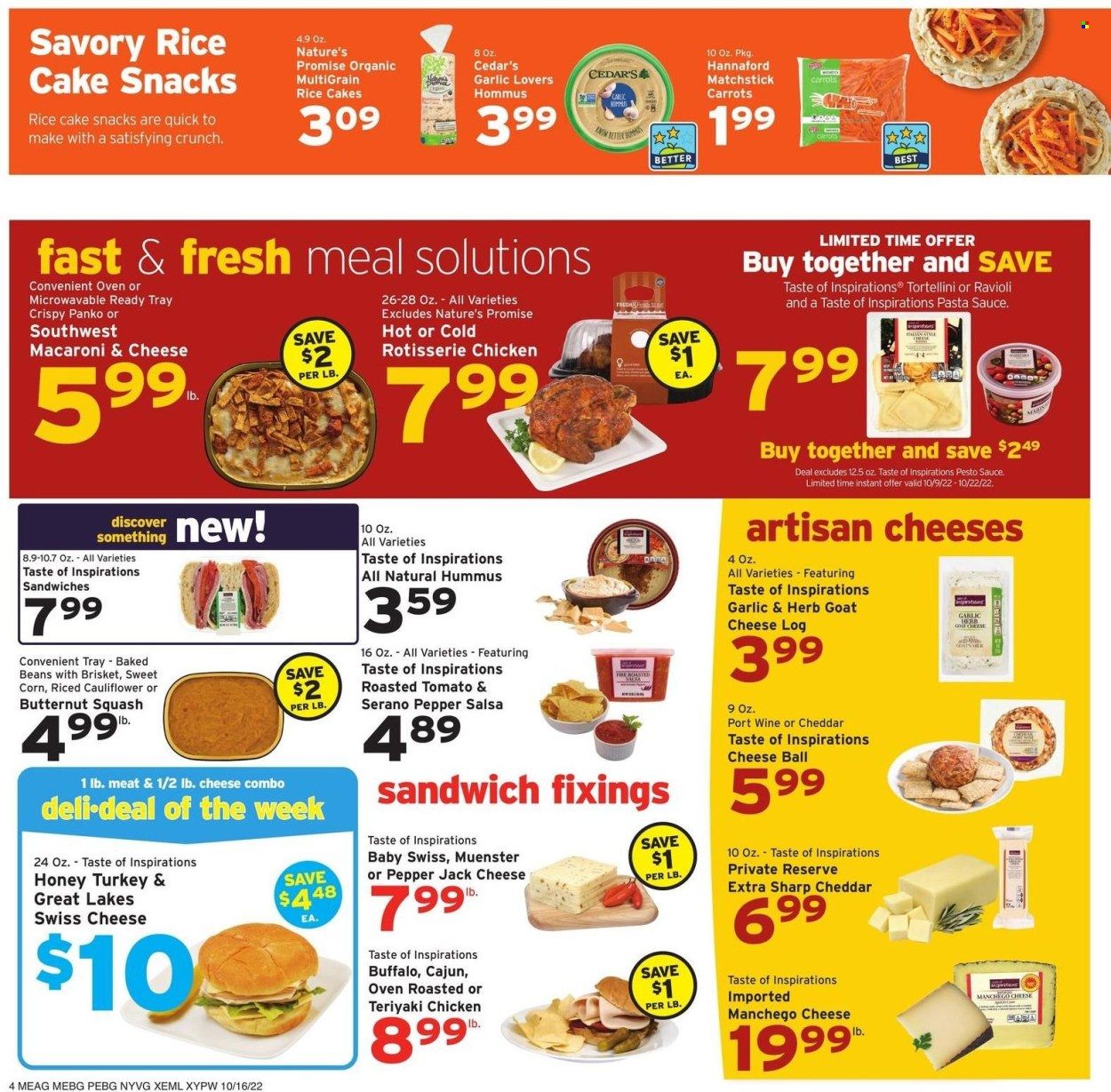 Hannaford (NY) Weekly Ad Flyer Specials October 16 to October 22, 2022