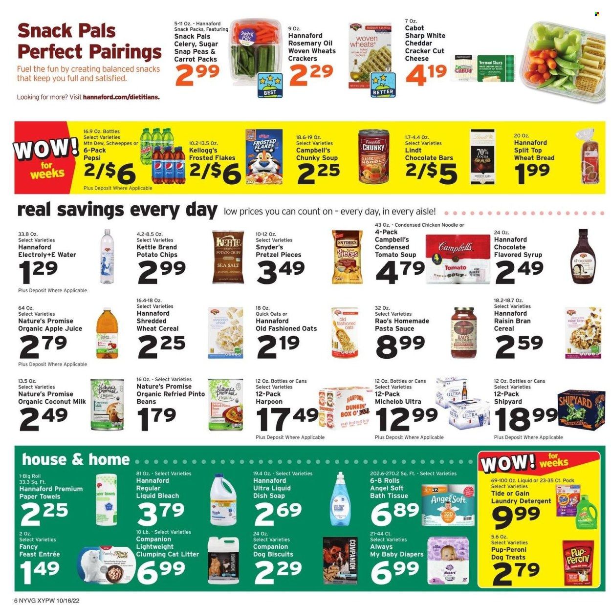 Hannaford (NY) Weekly Ad Flyer Specials October 16 to October 22, 2022