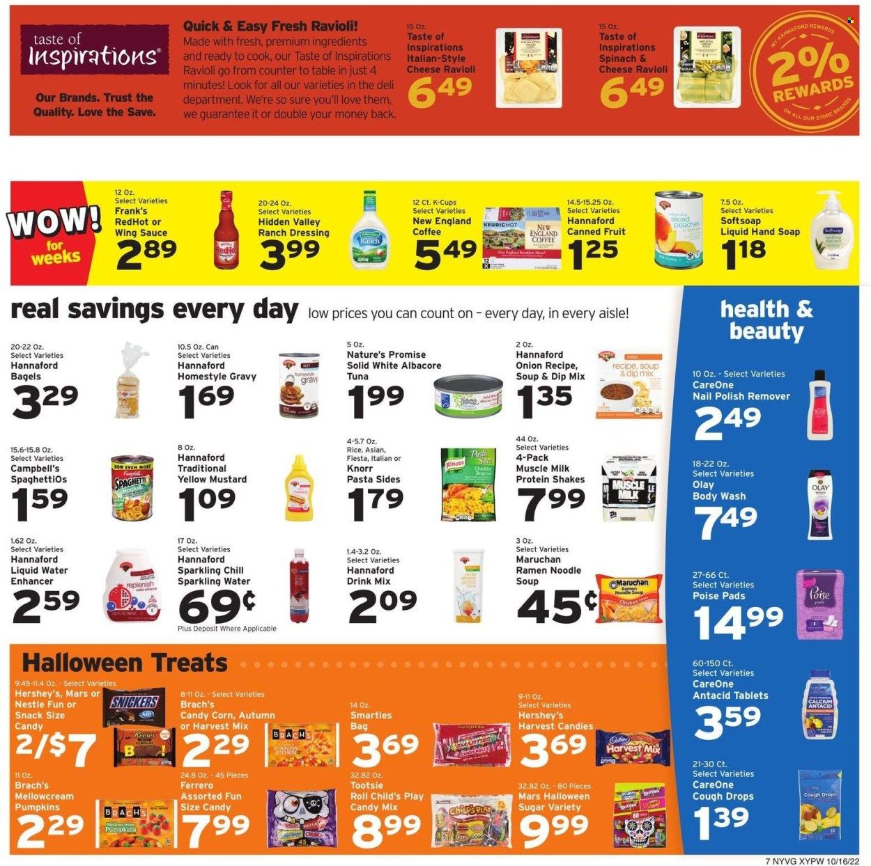 Hannaford (NY) Weekly Ad Flyer Specials October 16 to October 22, 2022