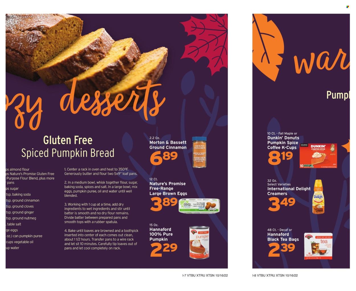 Hannaford (VT) Weekly Ad Flyer Specials October 16 to October 22, 2022