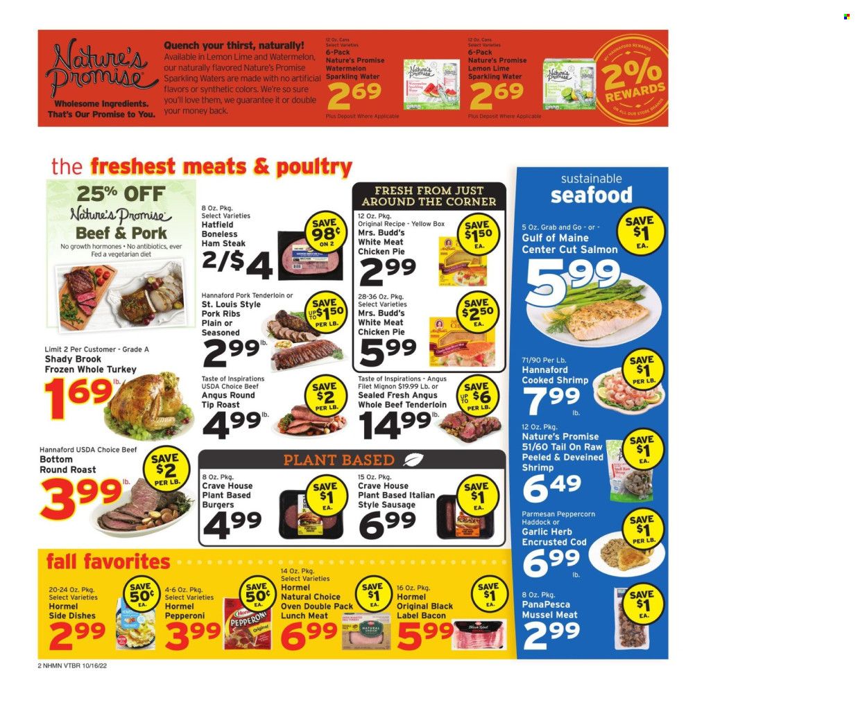 Hannaford (NH) Weekly Ad Flyer Specials October 16 to October 22, 2022