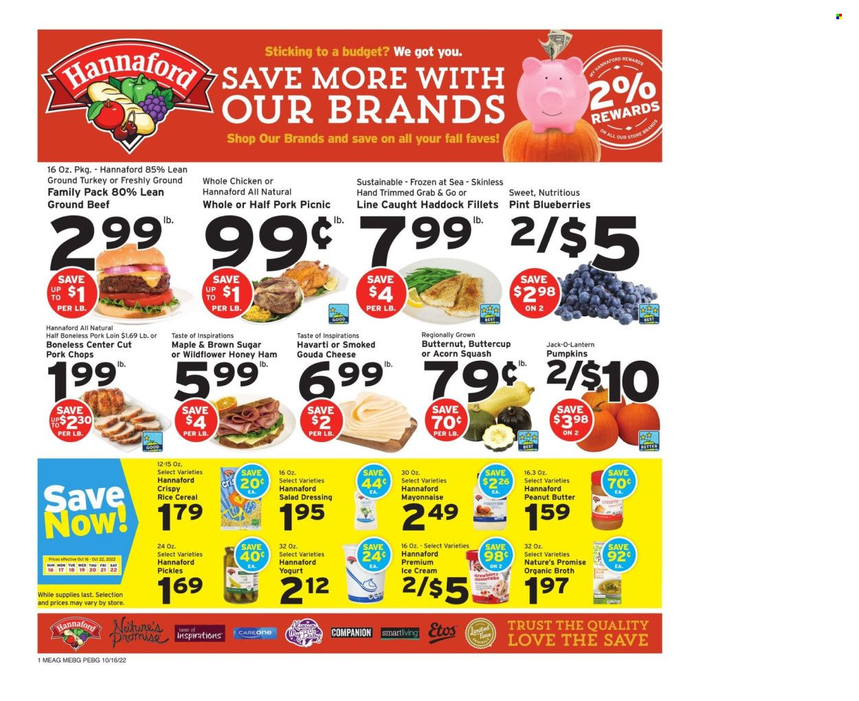 Hannaford (ME) Weekly Ad Flyer Specials October 16 to October 22, 2022