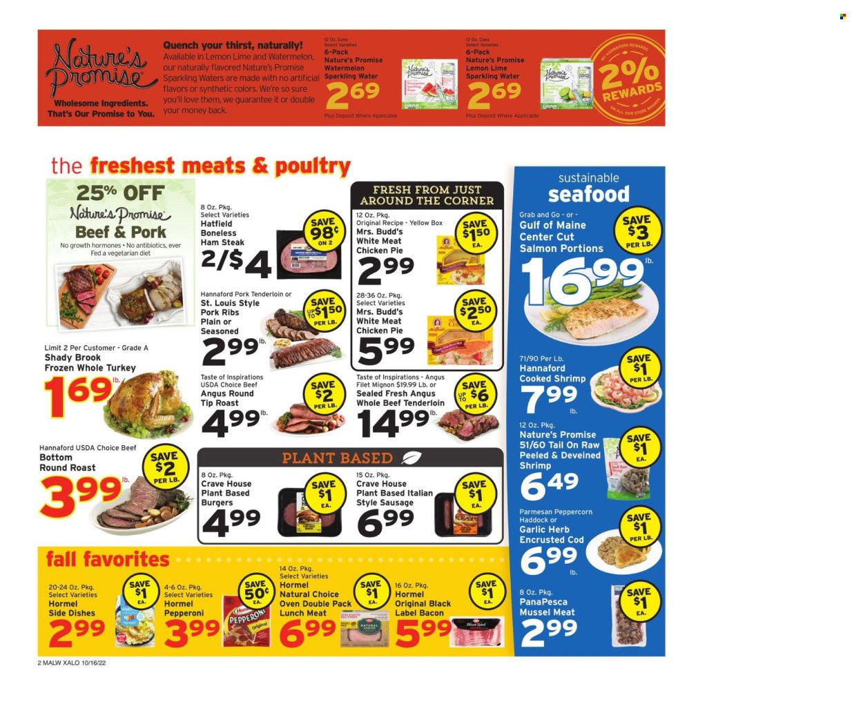 Hannaford (MA) Weekly Ad Flyer Specials October 16 to October 22, 2022
