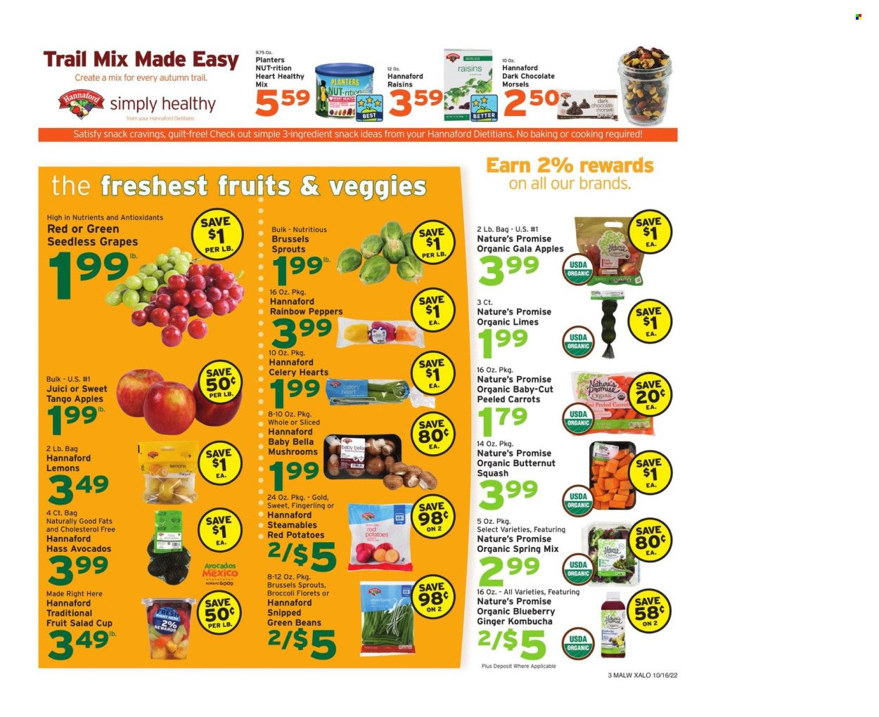 Hannaford (MA) Weekly Ad Flyer Specials October 16 to October 22, 2022