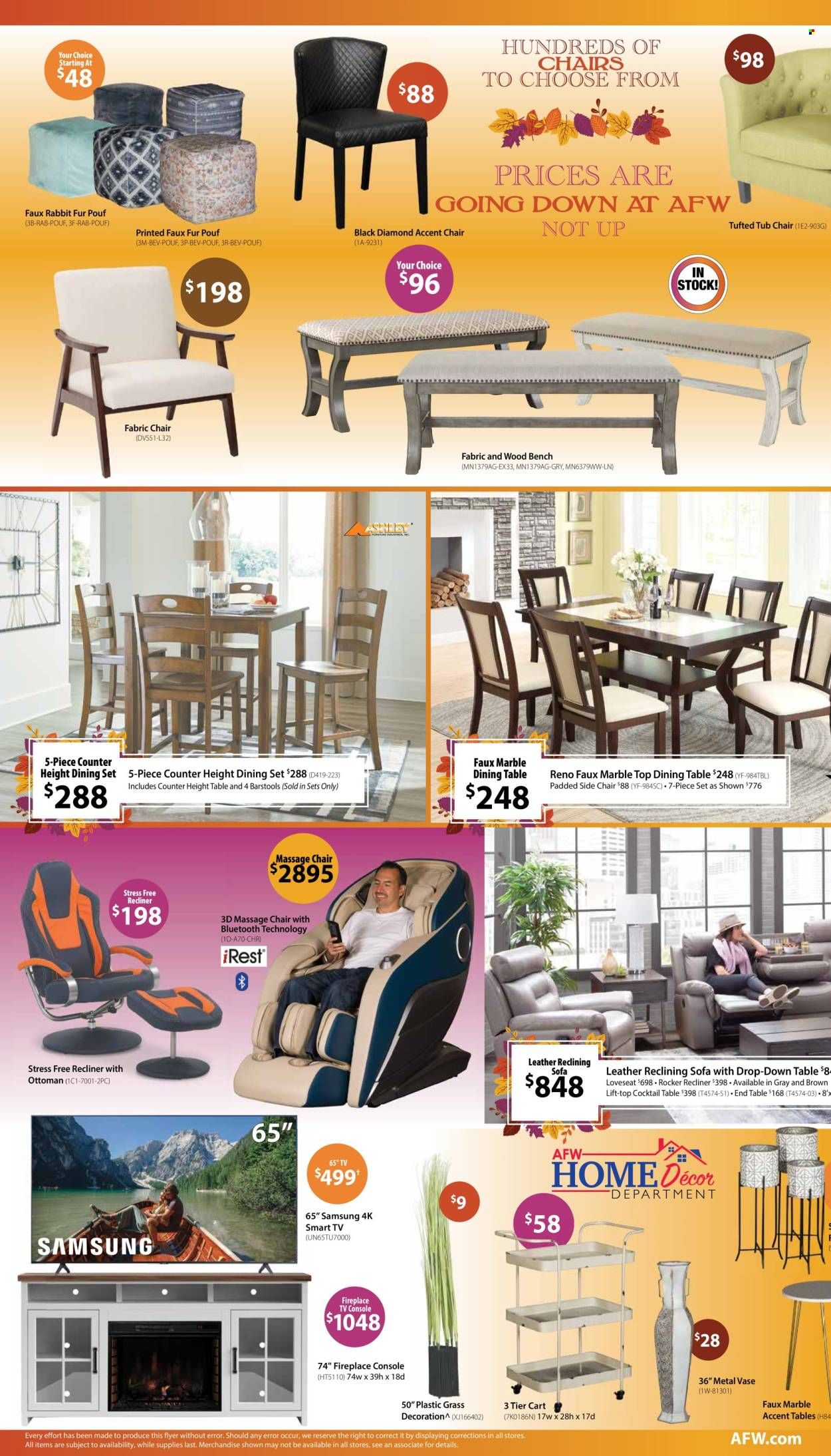 American Furniture Warehouse (AZ, CO, TX) Weekly Ad Flyer Specials October 16 to October 22, 2022