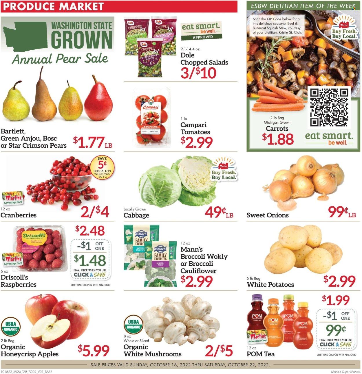 Martin’s (IN, MI) Weekly Ad Flyer Specials October 16 to October 22, 2022