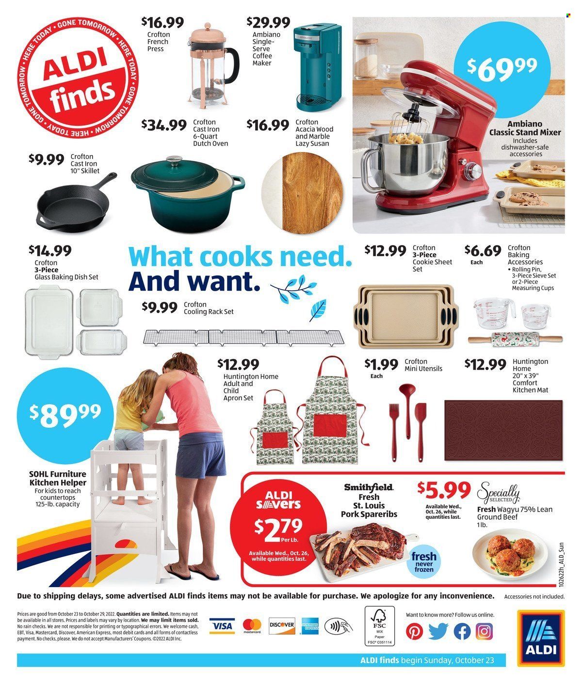 ALDI (MI, MN, NJ, NY, PA, VT) Weekly Ad Flyer Specials October 23 to October 29, 2022