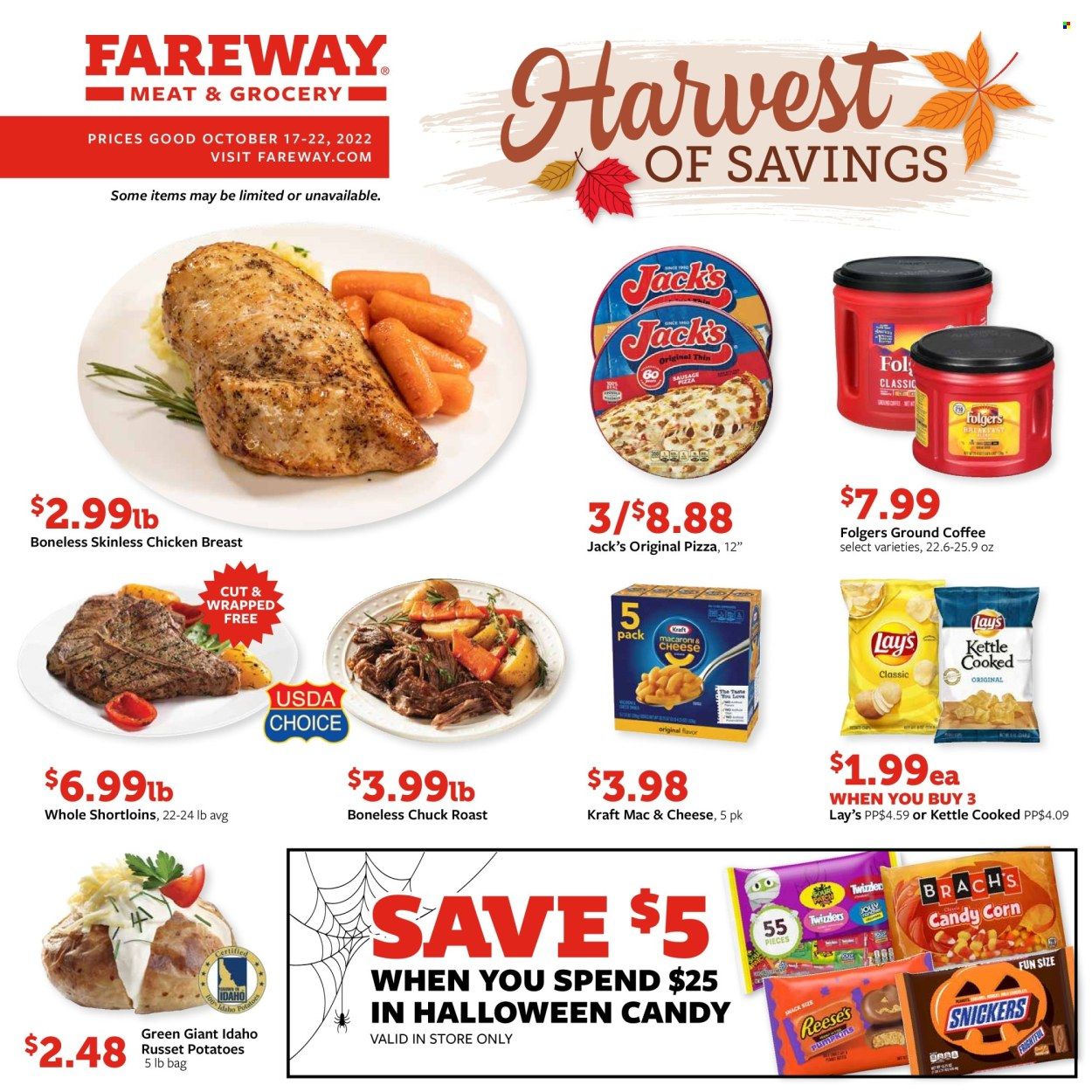 Fareway (IA) Weekly Ad Flyer Specials October 17 to October 22, 2022