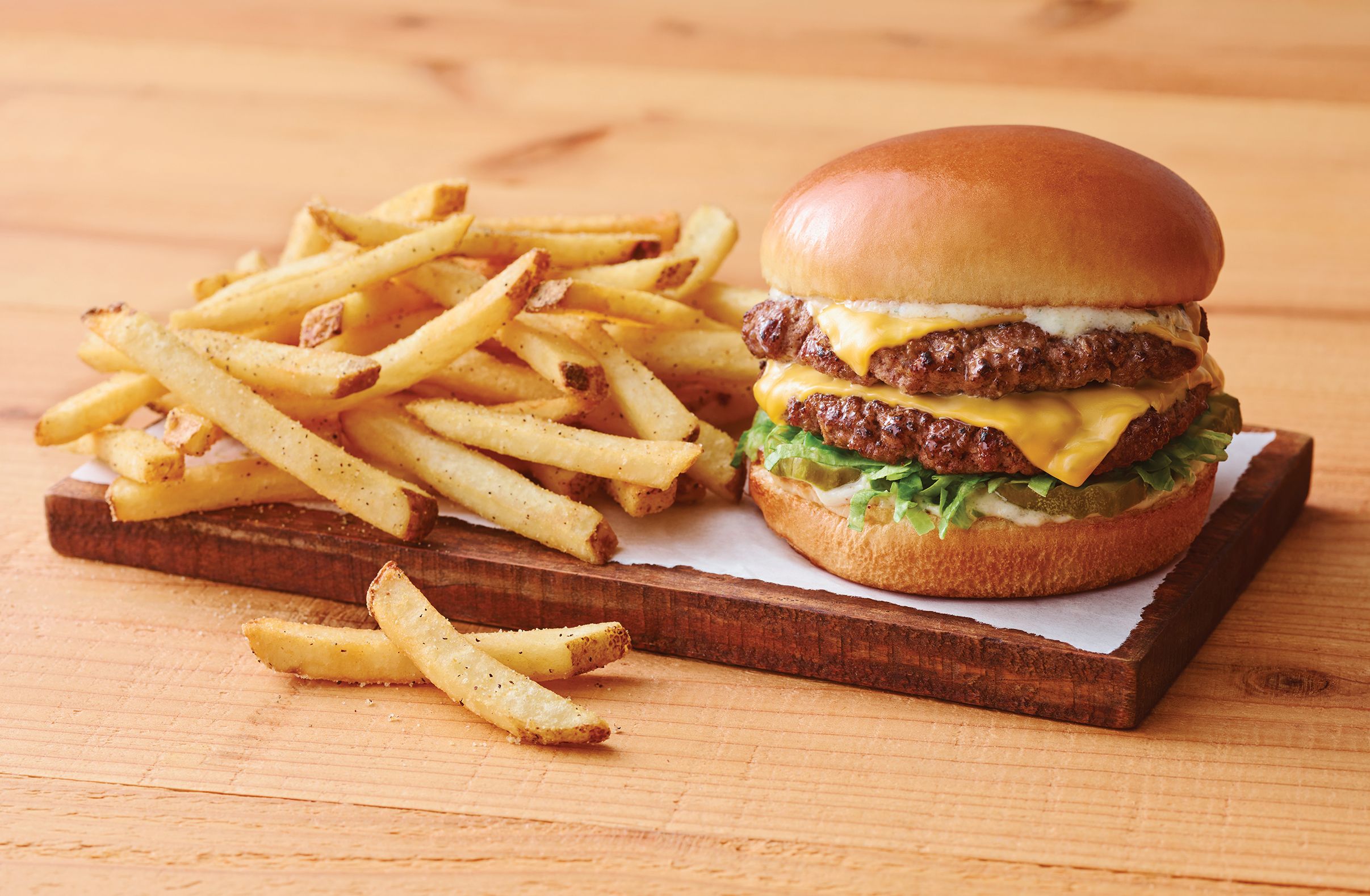 The New Neighborhood Double Burger Lands at Participating Applebee’s Restaurants for a Limited Time The New Neighborhood Double Burger Lands at Participating Applebee’s Restaurants for a Limited Time