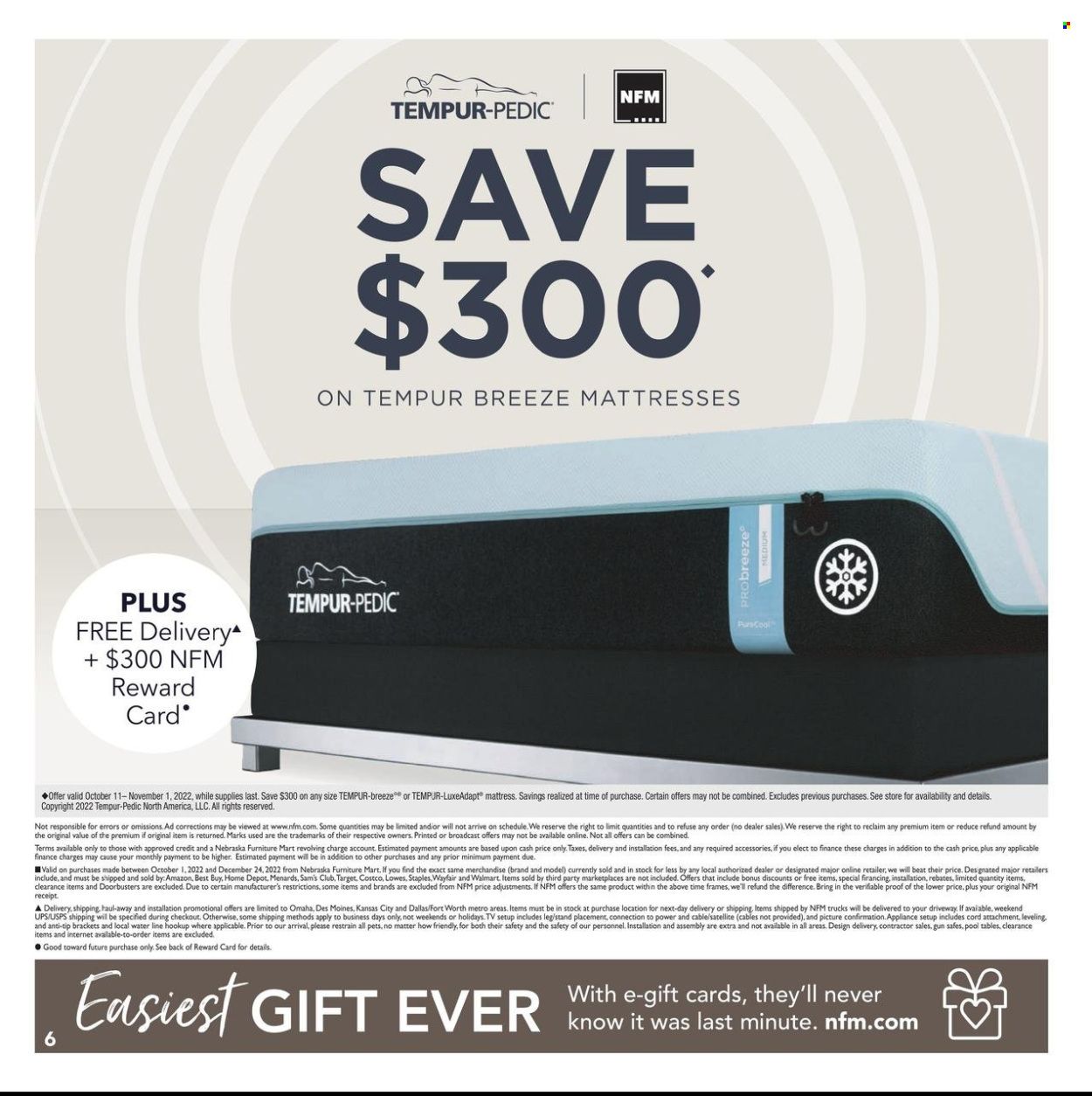 Nebraska Furniture Mart (IA, KS, NE, TX) Weekly Ad Flyer Specials October 14 to October 18, 2022