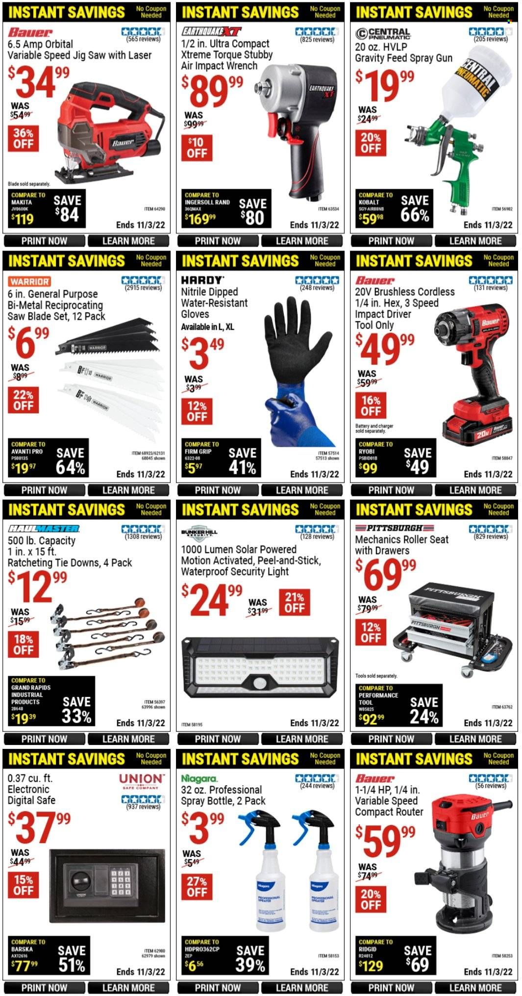 Harbor Freight Weekly Ad Flyer Specials October 17 to November 3, 2022
