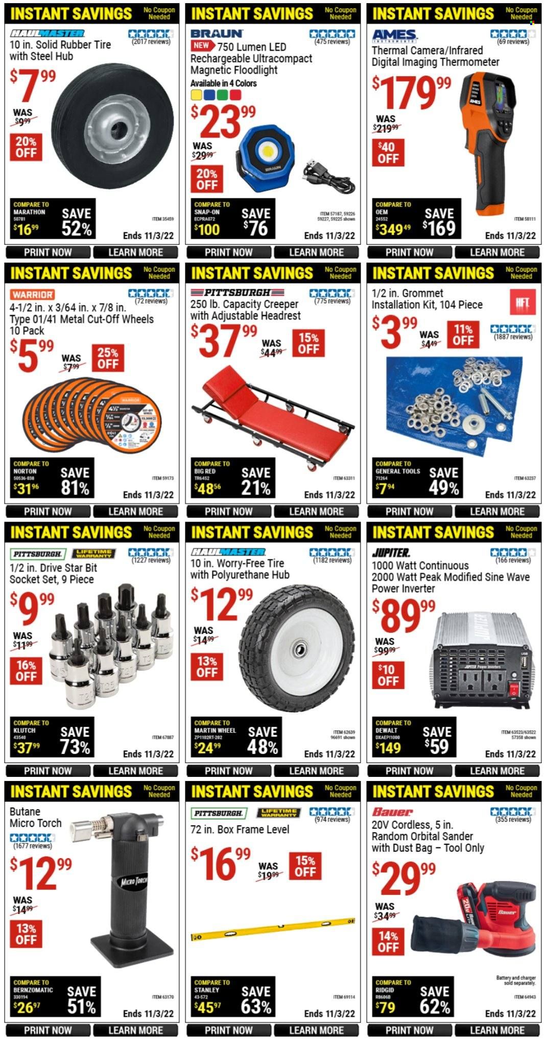 Harbor Freight Weekly Ad Flyer Specials October 17 to November 3, 2022