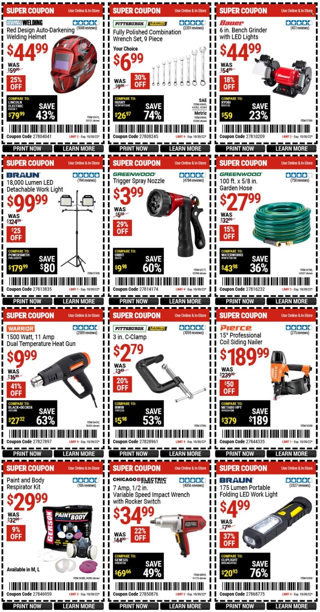 Harbor Freight Weekly Ad Flyer Specials October 17 to October 30, 2022