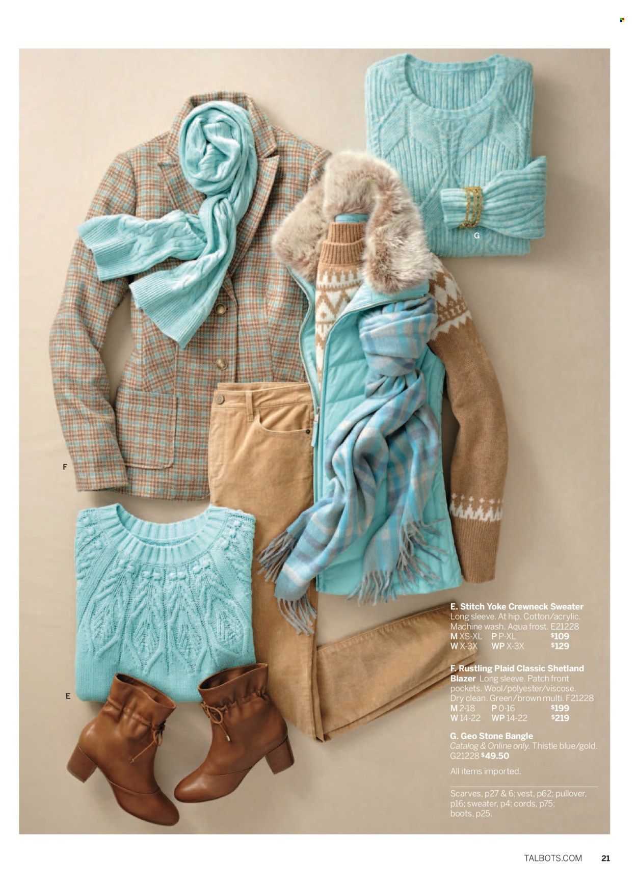 Talbots Weekly Ad Flyer Specials November 1 to November 30, 2022
