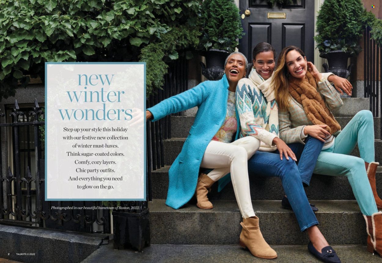 Talbots Weekly Ad Flyer Specials November 1 to November 30, 2022